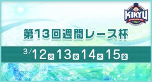 【桐生競艇予想（3/12）】第13回週間レース杯（2019）初日の買い目はコレ！