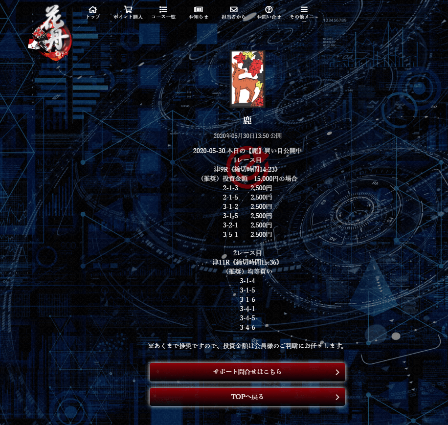 競艇予想サイト 花舟 の口コミ 検証公開中