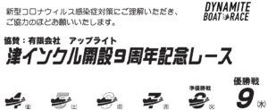 【津競艇予想（9/9）】津インクル開設９周年記念レース（2020）最終日の買い目はコレ！