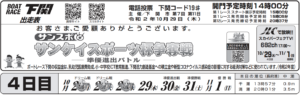 【下関競艇予想（10/29）】サンケイスポーツ杯争奪戦（2020）4日目の買い目はコレ！