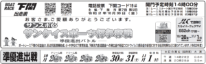 【下関競艇予想（10/30）】サンケイスポーツ杯争奪戦（2020）5日目の買い目はコレ！