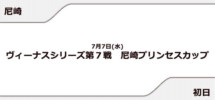 【尼崎競艇予想（7/7）】尼崎プリンセスカップ（2021）初日の買い目はコレ！