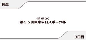 【桐生競艇予想（9/1）】第55回東京中日スポーツ杯（2021）3日目の買い目はコレ！