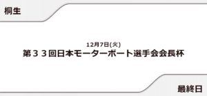 第33回日本モーターボート選手会会長杯(2021) 最終日10R11R12R